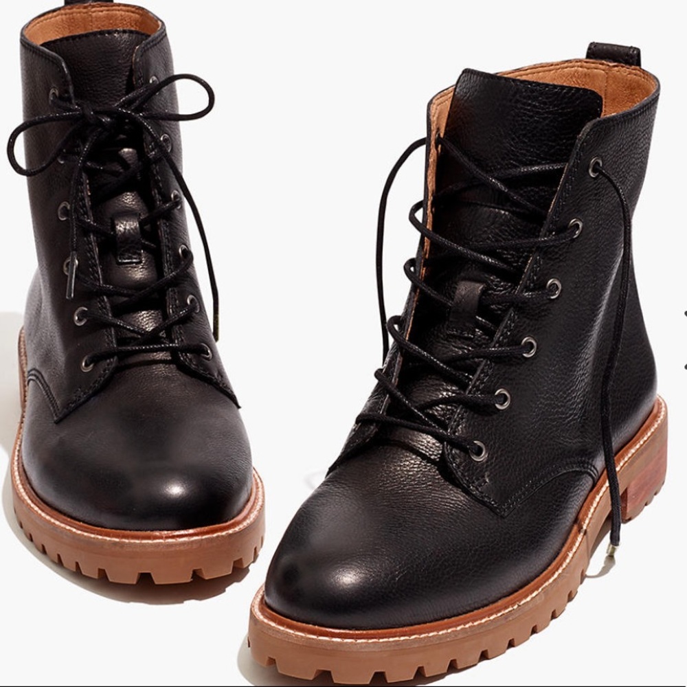 Madewell Claire lace up boot